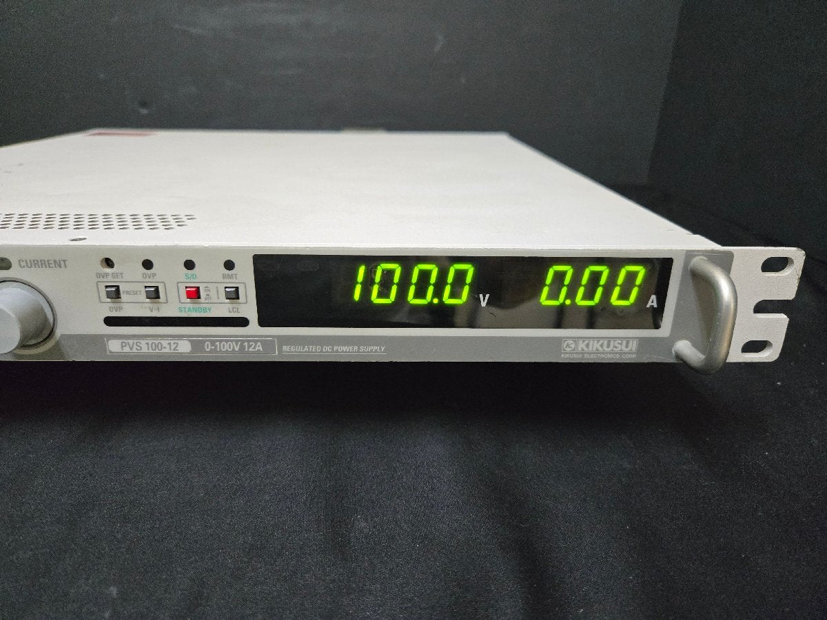 KIKUSUI PVS100-12 Regulated DC Power Supply 1200W 100V 12A [x1173280187]