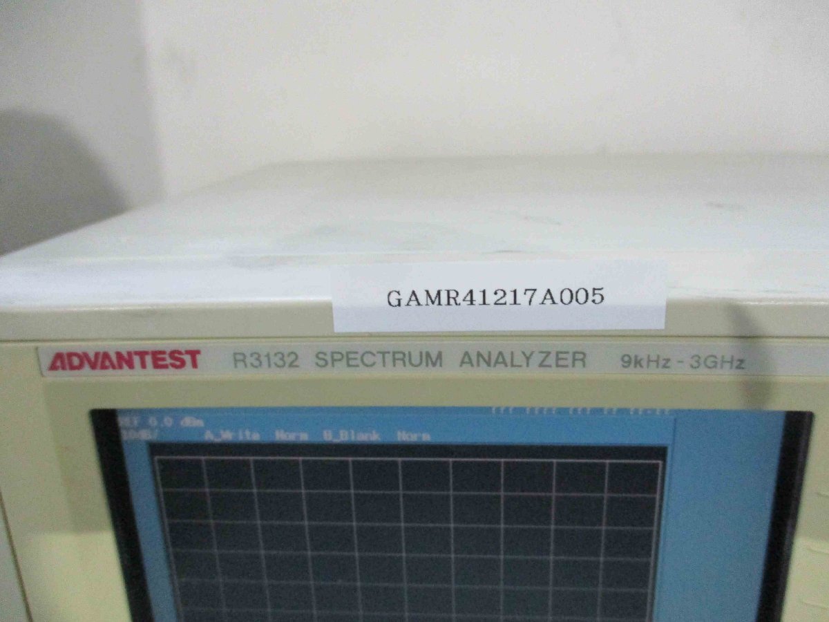 Advantest R3132 Spectrum Analyzer 9kHz - 3GHz 200VA MAX 50/60Hz [g1173424115]