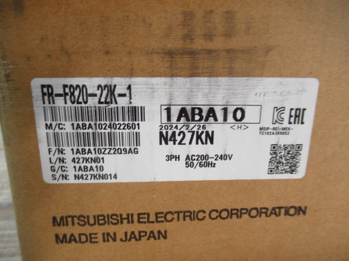 MITSUBISHI FR-F820-22K-1 Inverter [l1173934551]