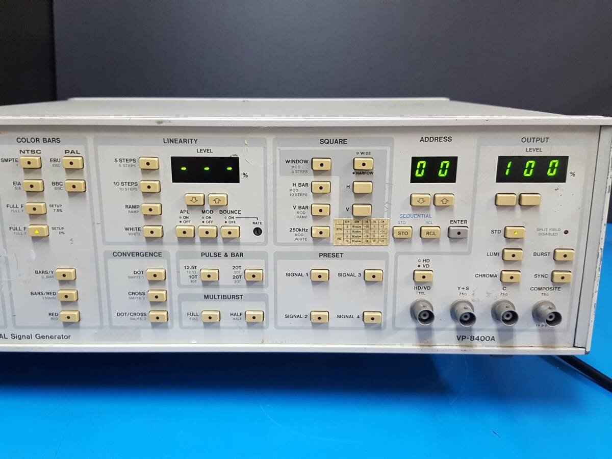 Panasonic VP-8400A Signal Generator NTSC/PAL [k1174193209]