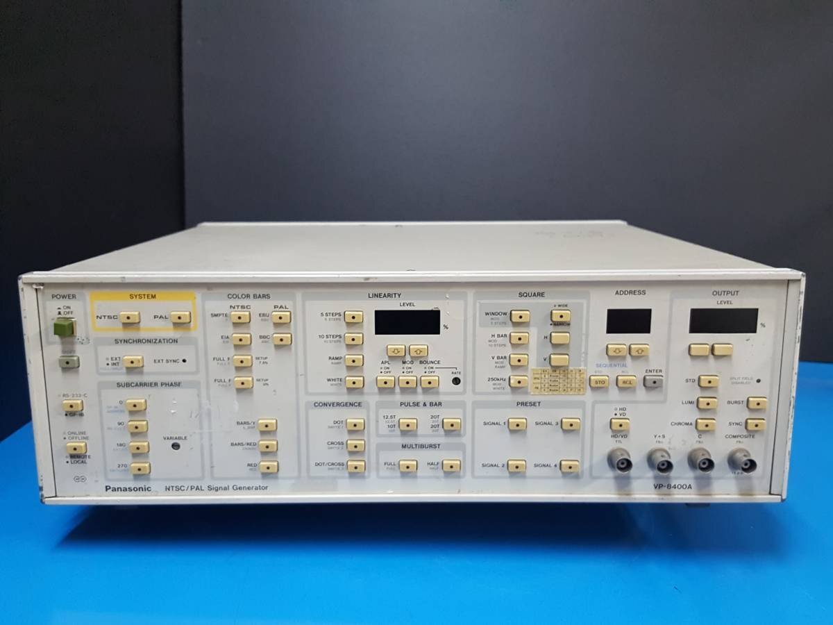 Panasonic VP-8400A Signal Generator NTSC/PAL [k1174193209]
