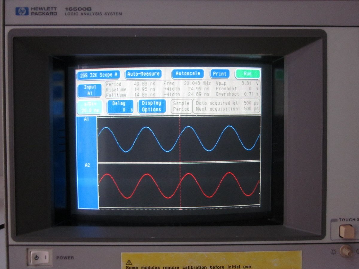 HP Hewlett-Packard 16534A Oscilloscope Card Digital 500MHz [k1175210829]