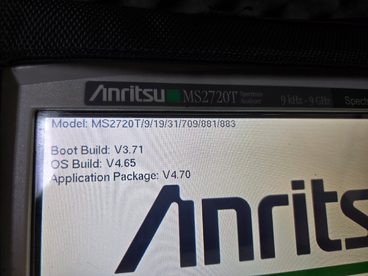 Anritsu MS2720T Spectrum Master 9kHz~9GHz Spectrum Analyzer Opt. 9, 19, 31, 709, 881, 883 [w1175233251]