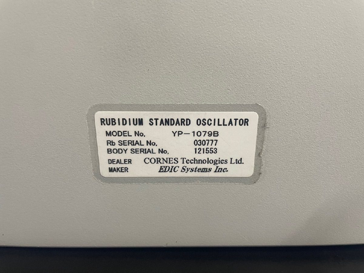 Anritsu YP-1079B Rubidium Standard Oscillator 10MHz [m1175237175]