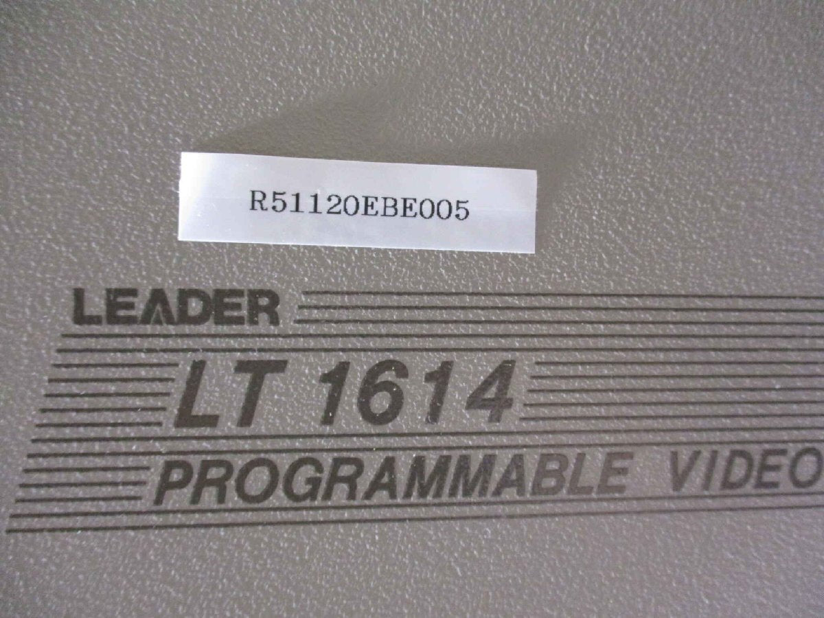 Leader LT 1614 Programmable Video Generator [g1175550980]