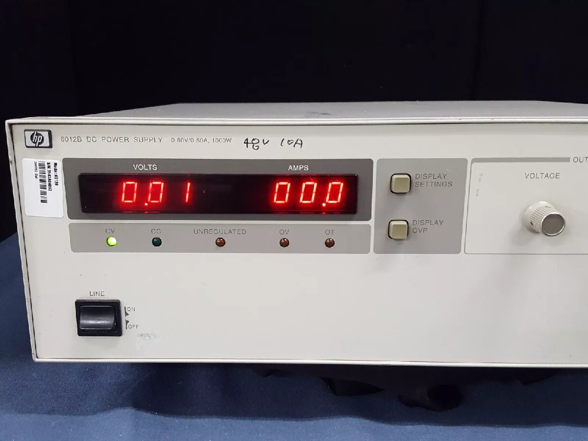 HP 6012B DC Power Supply 0-60V 0-50A 1000W [e1175855591]