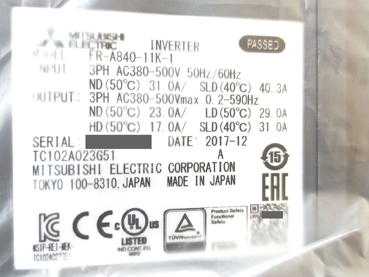 Mitsubishi FR-A840-11K-1 Drive [f1176635207]