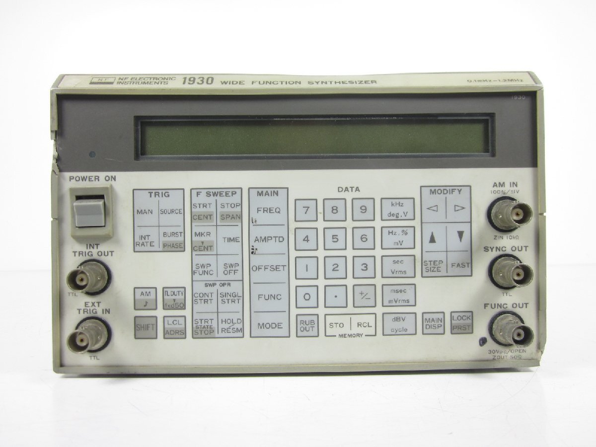 Wide Function Synthesizer 1930 NF Circuit Design Signal Generator [o1176950481]