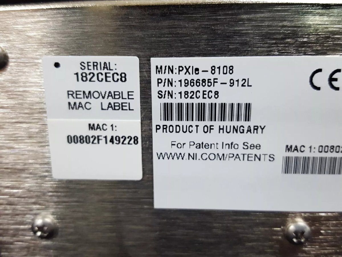 National Instruments PXIe-8108 Embedded Controller [q1177519090]