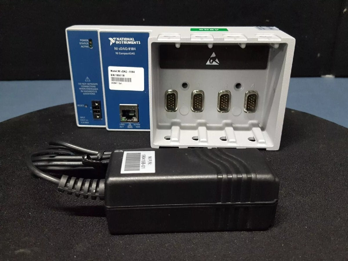 National Instruments cDAQ-9184 CompactDAQ Chassis with 190415B-01 Adapter [q1177522428]