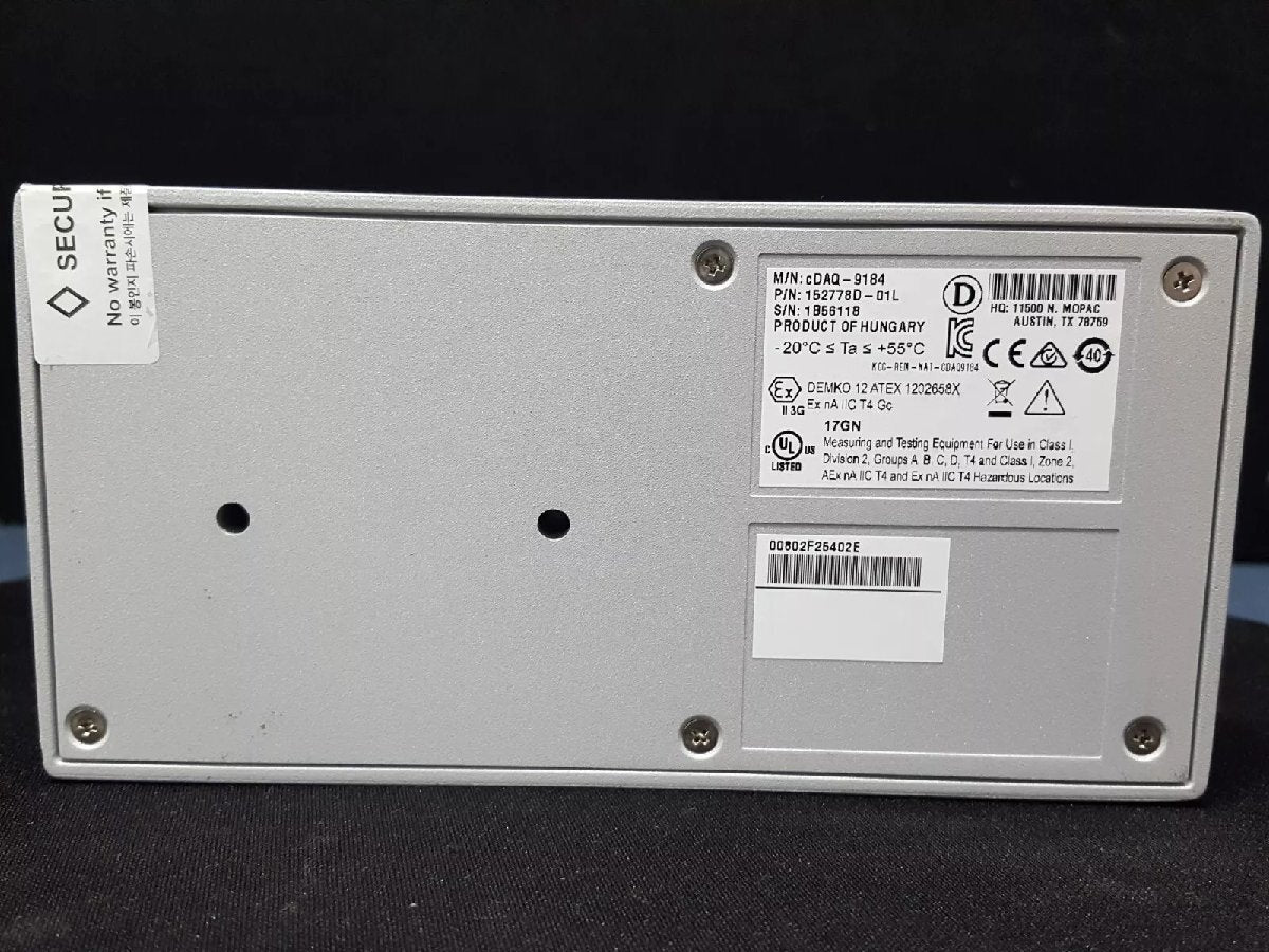 National Instruments cDAQ-9184 CompactDAQ Chassis with 190415B-01 Adapter [q1177522428]