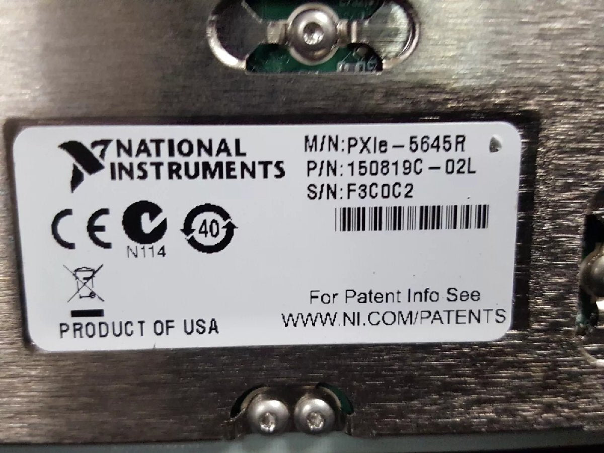 National Instruments PXIe-5645R Vector Signal Transceiver 65MHz-6GHz [q1177522388]