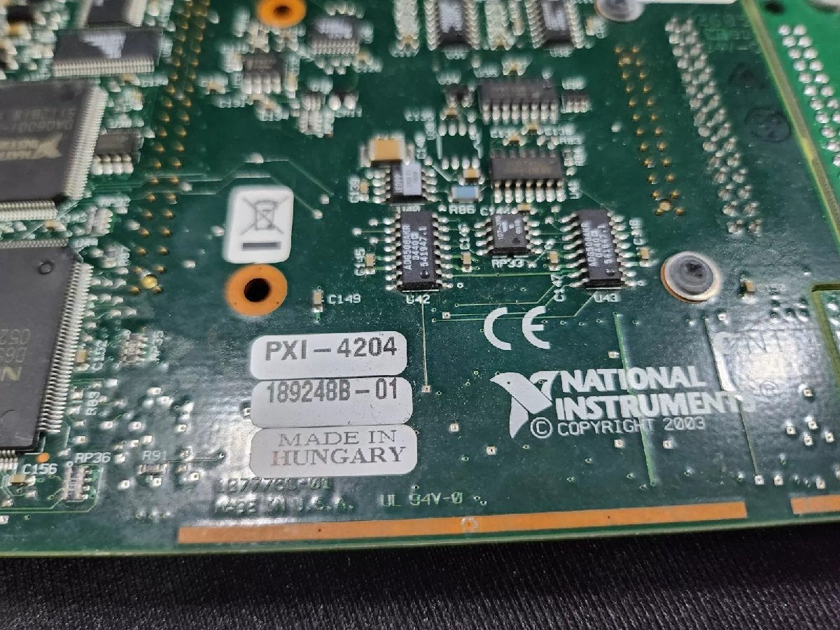 National Instruments PXI-4204 8-Channel 100V Input Module [w1177649601]