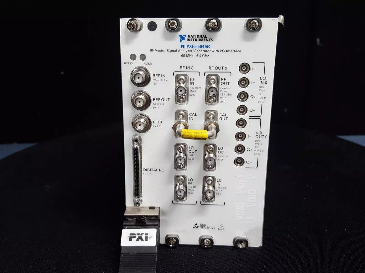 NI PXIe-5645R RF Vector Signal Analyzer/Generator 65MHz - 6GHz with I/Q Interface [j1177645888]