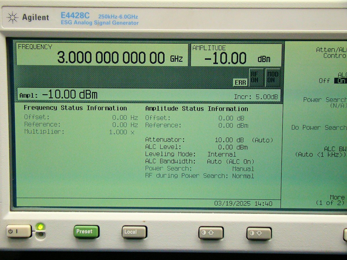 Agilent E4428C ESG Analog Signal Generator 6GHz [v1177665391]