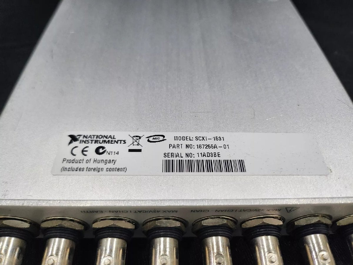 National Instruments SCXI-1531 8-Channel Accelerometer Amplifier [k1177660402]