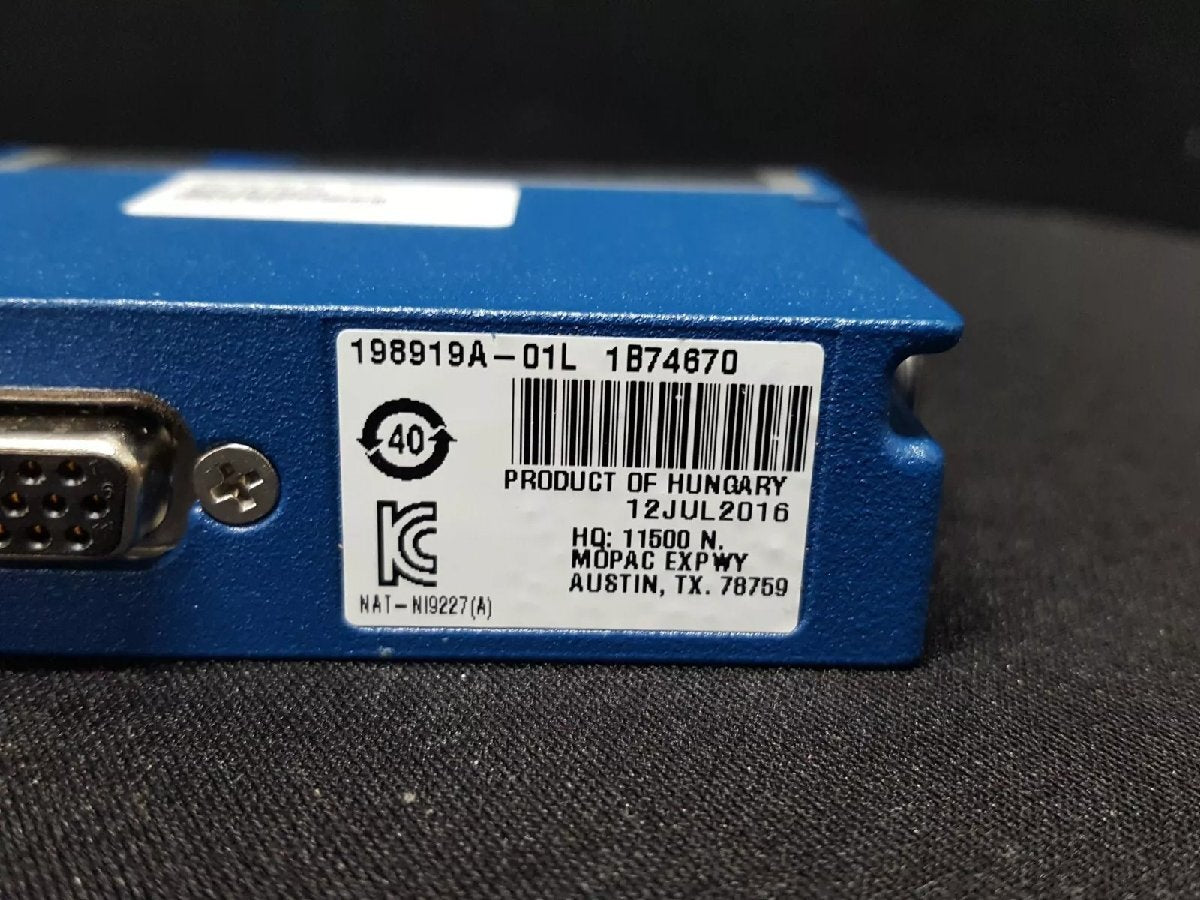 National Instruments NI-9227 4ch Current Input Module [r1177735174]