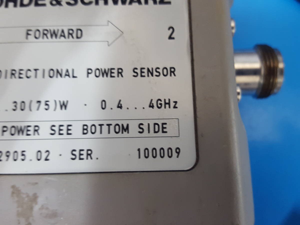 R&S NRT-Z43 Directional Power Sensor 400MHz-4GHz [d1178201069]