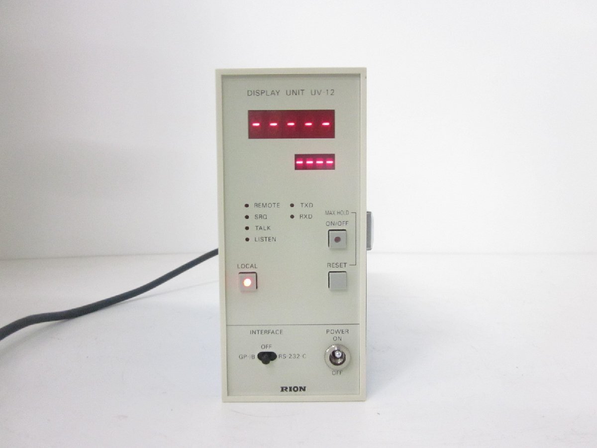 Rion UV12 UV-12 Display Unit [b1178478490]