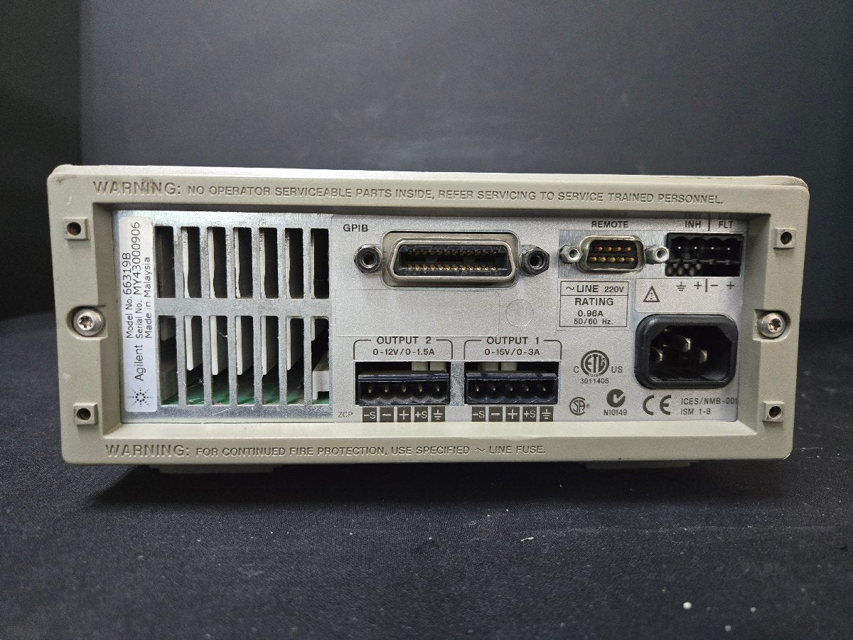 Agilent 66319B Dual Output Mobile Communications DC Source [p1178490343]