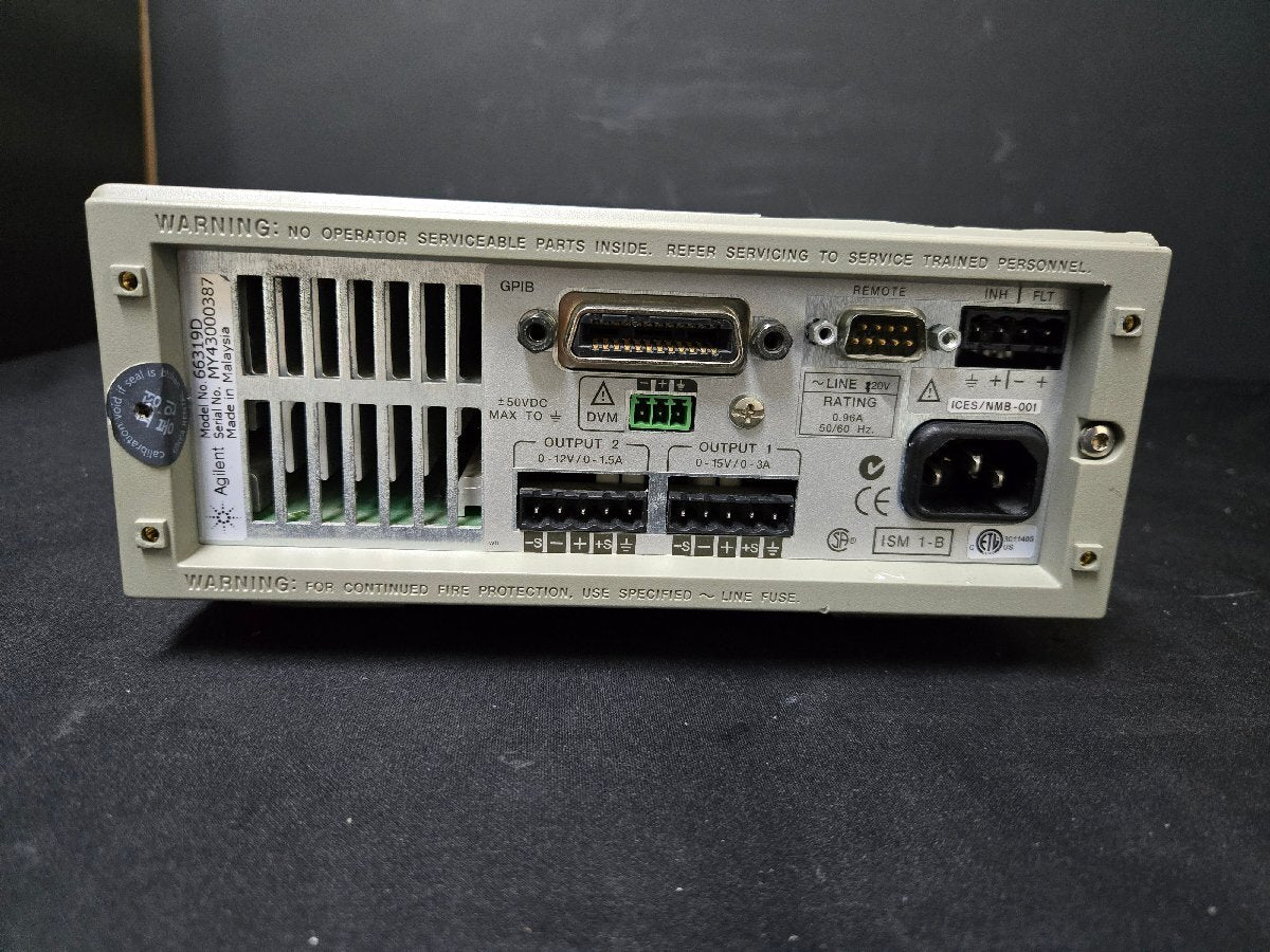 Agilent 66319D Dual Output Mobile Communications DC Source [n1178499068]