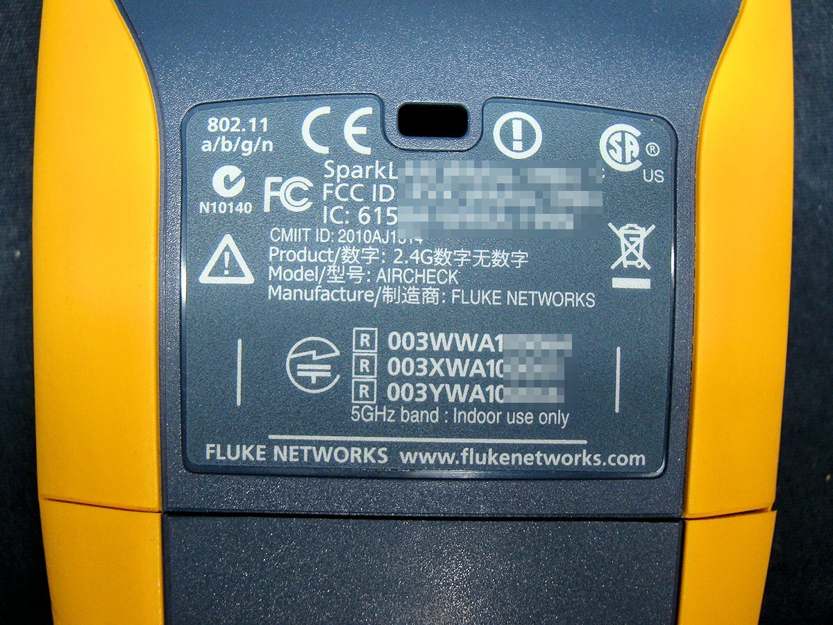 Fluke AirCheck Wi-Fi Tester 802.11a/b/g/n [w1178505130]