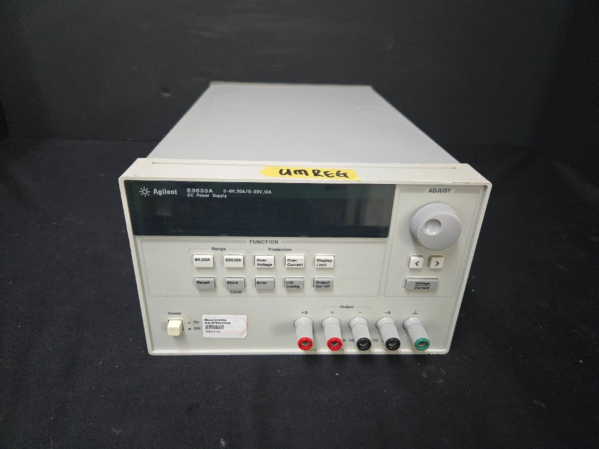 Agilent E3633A Power Supply 200W 8V 20A or 20V 10A (as-is) [e1178624038]
