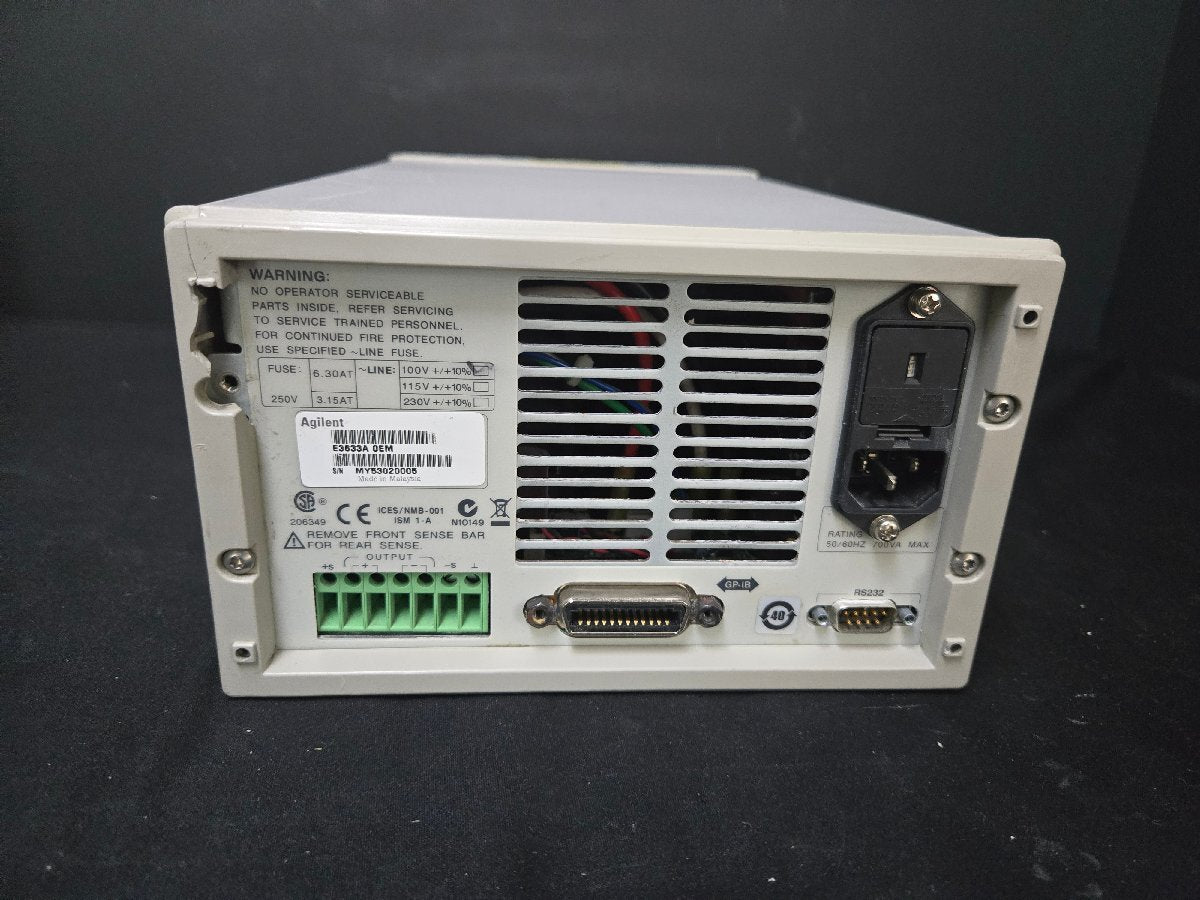 Agilent E3633A Power Supply 200W 8V 20A or 20V 10A (as-is) [e1178624038]