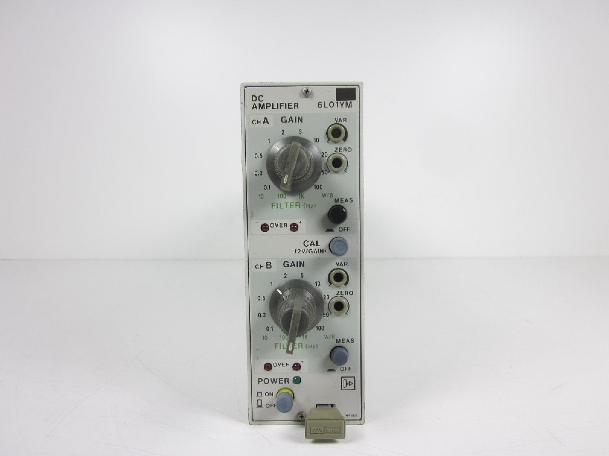 NEC Sanei 6L01YM DC Amplifier 2ch Gain Steps 0.1-100 [u1178650681]
