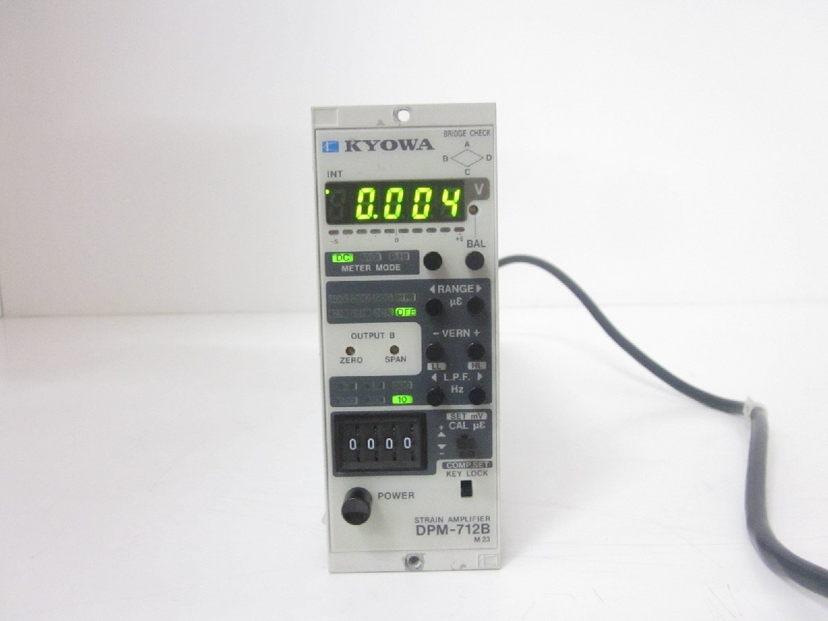 Kyowa Denko DPM-712B Strain Amplifier Signal Conditioner [c1178633601]