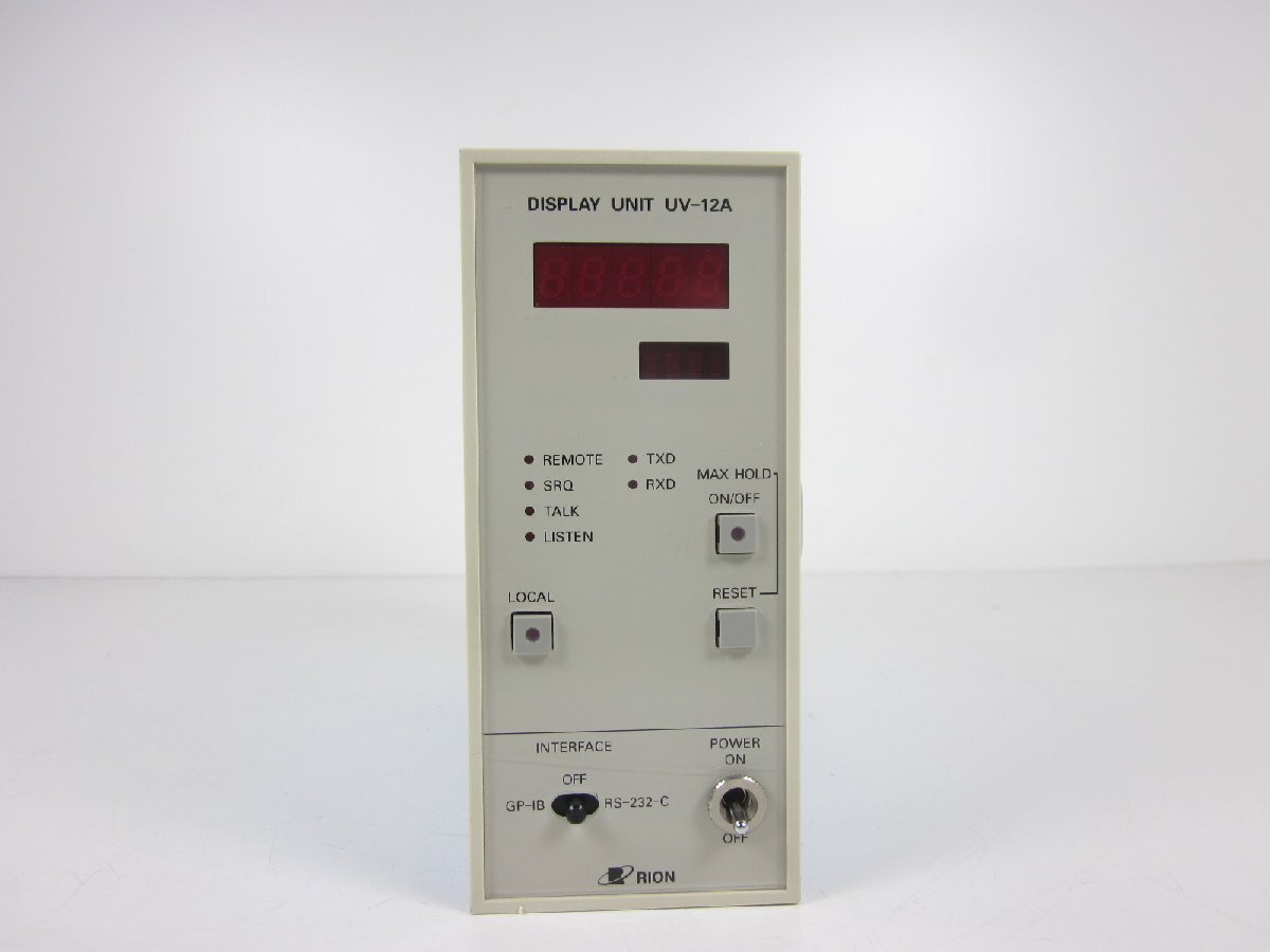 RION UV-12A Display Unit for UN04/UV-05 - Maximum 10 Units Connected, Noise Vibration Dust Measuring Instrument [k1178628827]