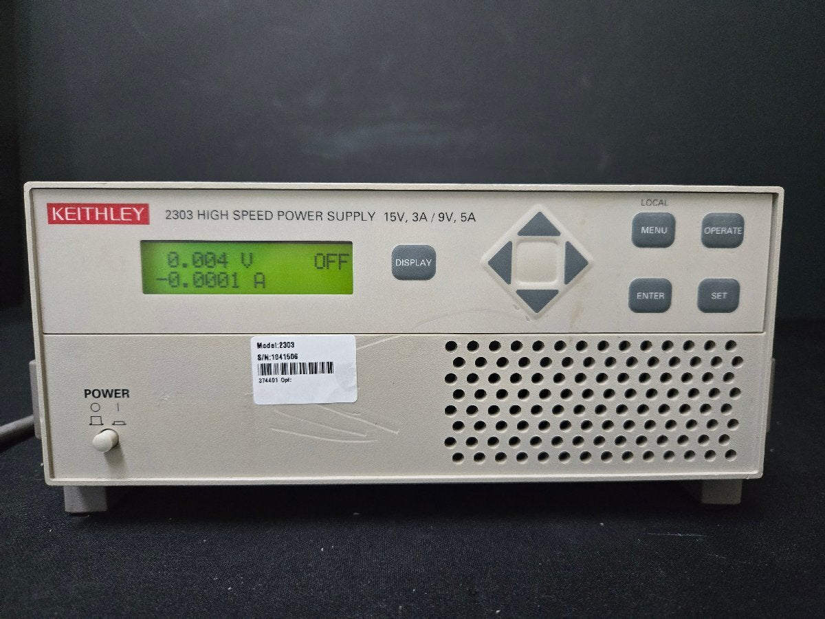 Keithley 2303 High Speed Power Supply 15V 3A 9V 5A [m1178633143]