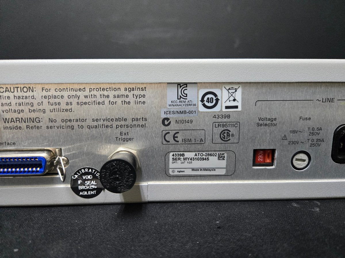 Agilent 4339B High Resistance Meter [r1179530105]