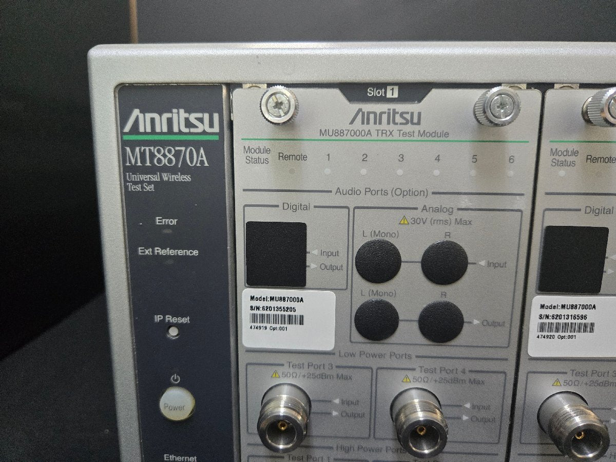 Anritsu MT8870A Universal Wireless Test Set with 4x MU887000A [w1179685329]