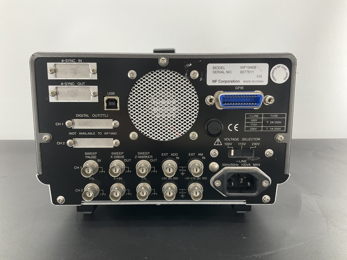 WF1946B Function Synthesizer 2ch 15MHz NF Circuit Design Block [1179707760]