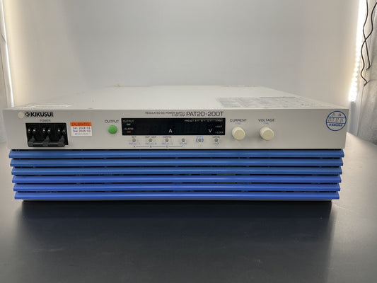 KIKUSUI PAT20-200T Power Supply 20V 200A High Efficiency Large Capacity [n1180114727]