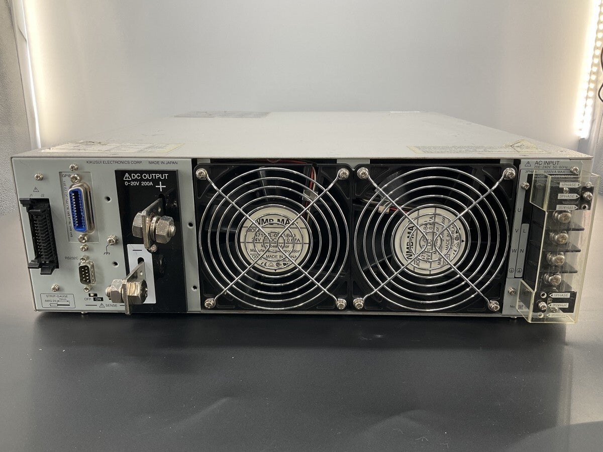 KIKUSUI PAT20-200T Power Supply 20V 200A High Efficiency Large Capacity [n1180114727]