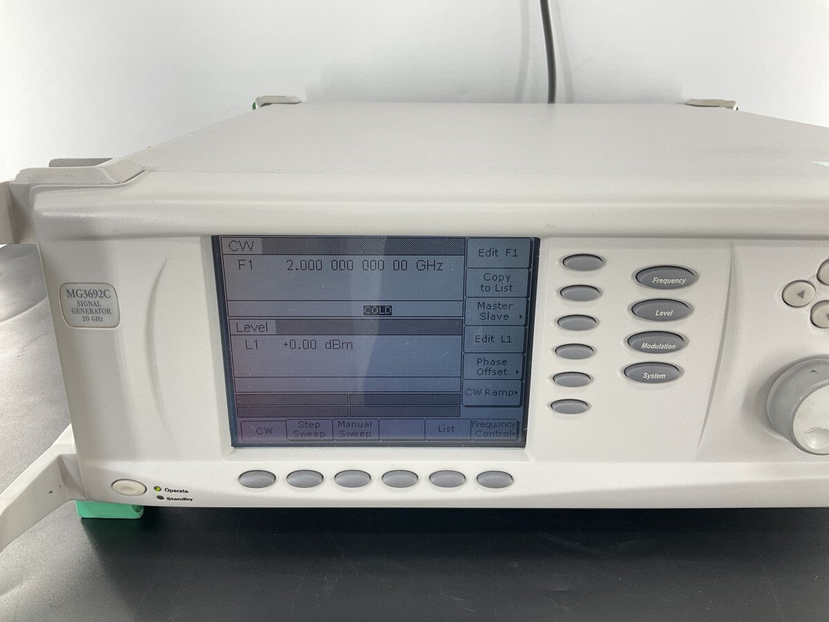Anritsu MG3692C RF Microwave Signal Generator 2 GHz to 20 GHz [d1180126883]