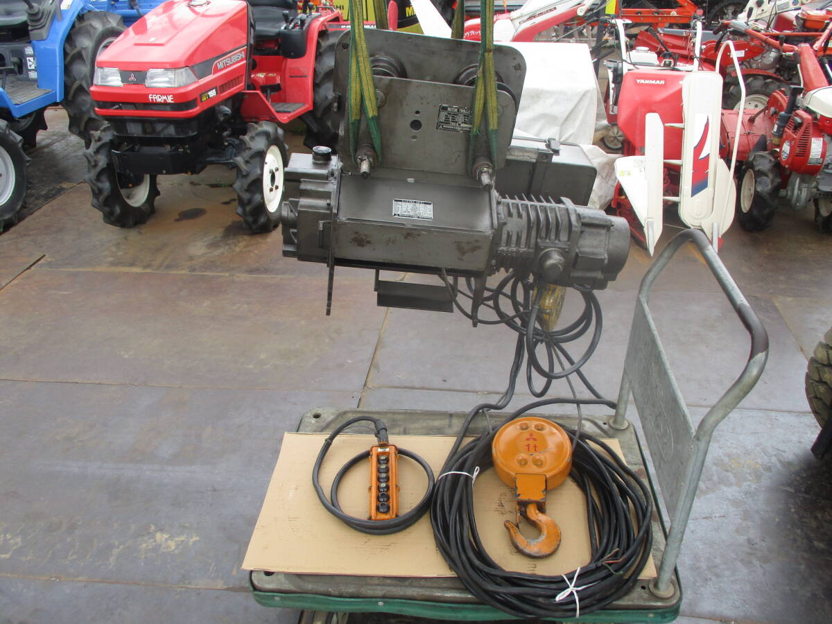 Mitsubishi Electric R-1-LM2 Electric Hoist 1 Ton 6m Lift 200V [x1180432412]