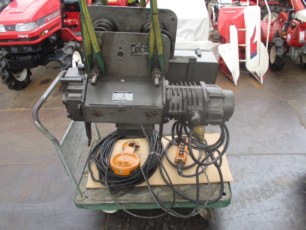 Mitsubishi Electric R-1-LM2 Electric Hoist 1 Ton 6m Lift 200V [x1180432412]