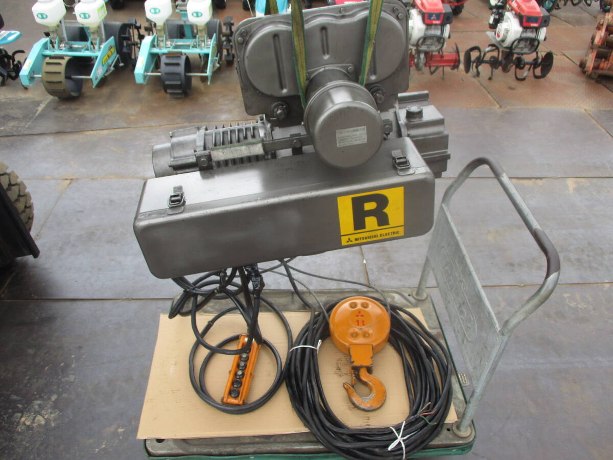 Mitsubishi Electric R-1-LM2 Electric Hoist 1 Ton 6m Lift 200V [x1180432412]