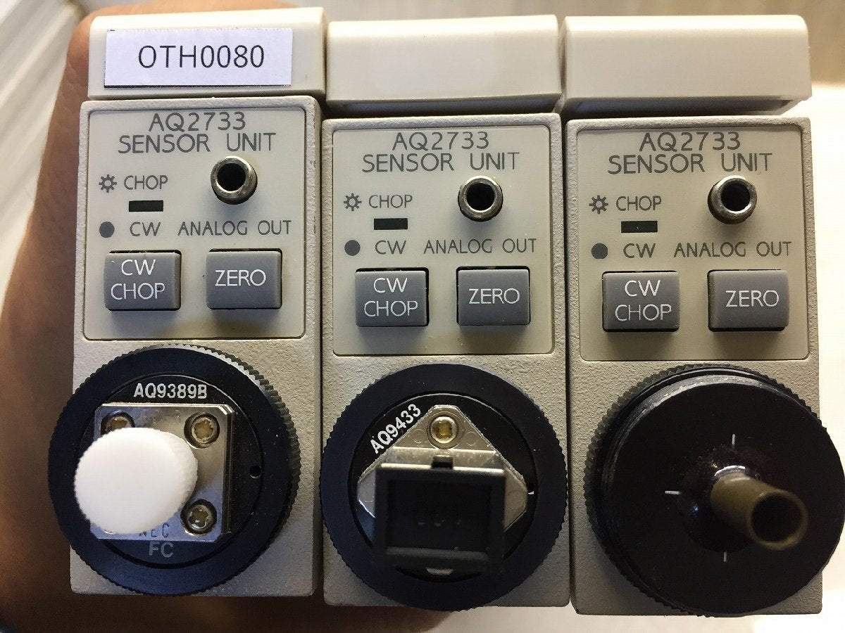 Yokogawa AQ2733 Optical Power Sensor Unit Set of 3 [p1180940843]