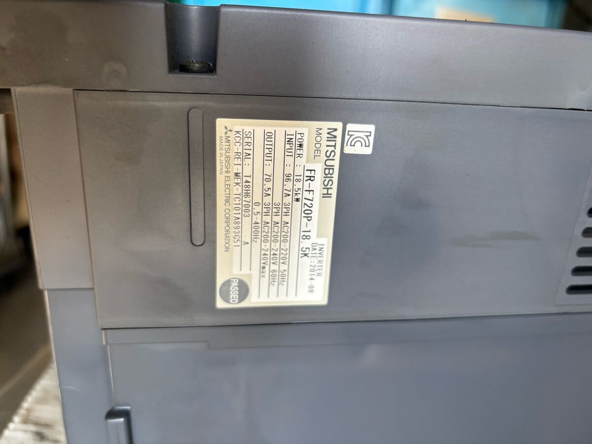 Mitsubishi Electric FR-F720P-18.5K Inverter (as-is) [u1180979237]