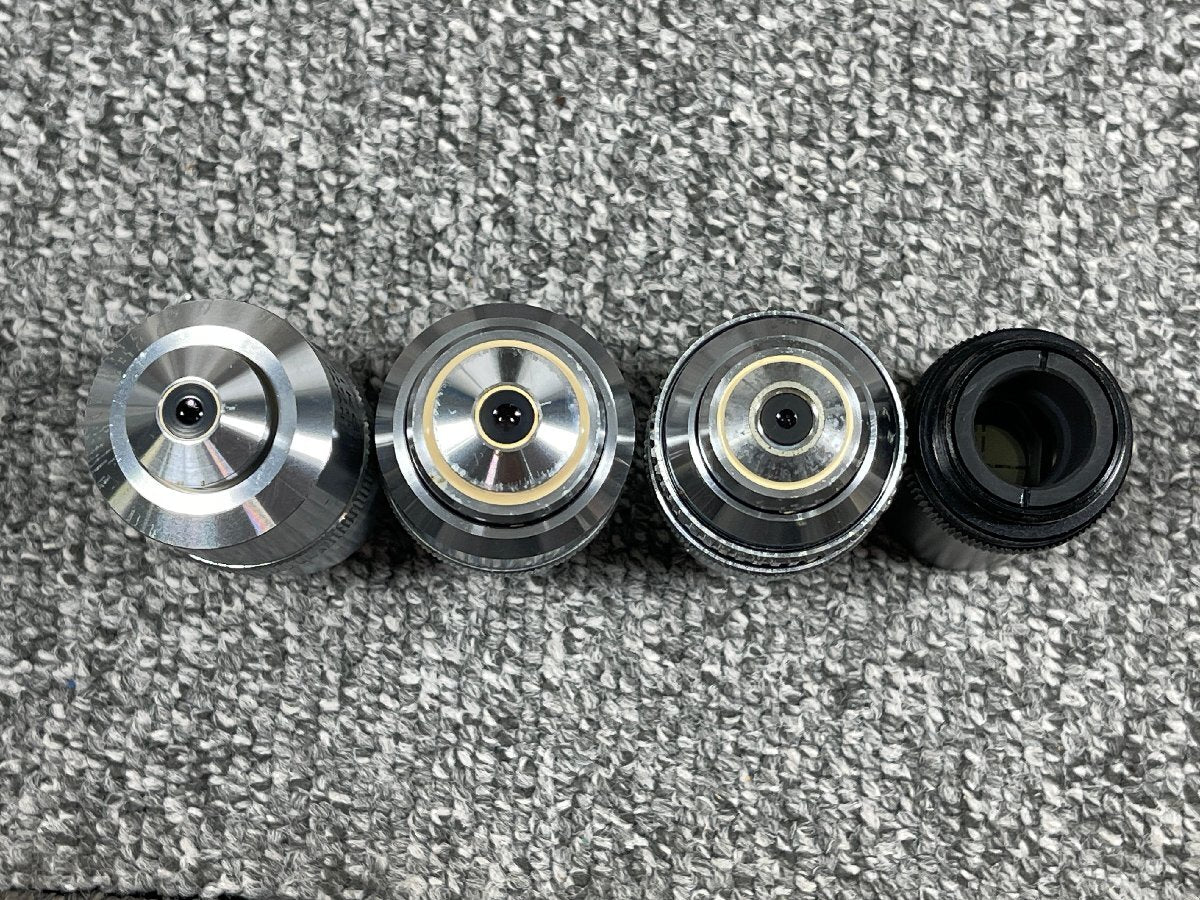 Nikon MICROPHOT Objective Lens Set of 3 Fluor 10 0.5 160/0.17 20 0.75 160/0.17 40 0.85 Microscope [v1181080496]