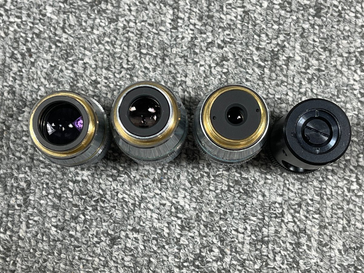 Nikon MICROPHOT Microscope Objective Lens Set of 3 Fluor 10 0.5 160/0.17 20 0.75 160/0.17 40 0.85 [v1181080496]
