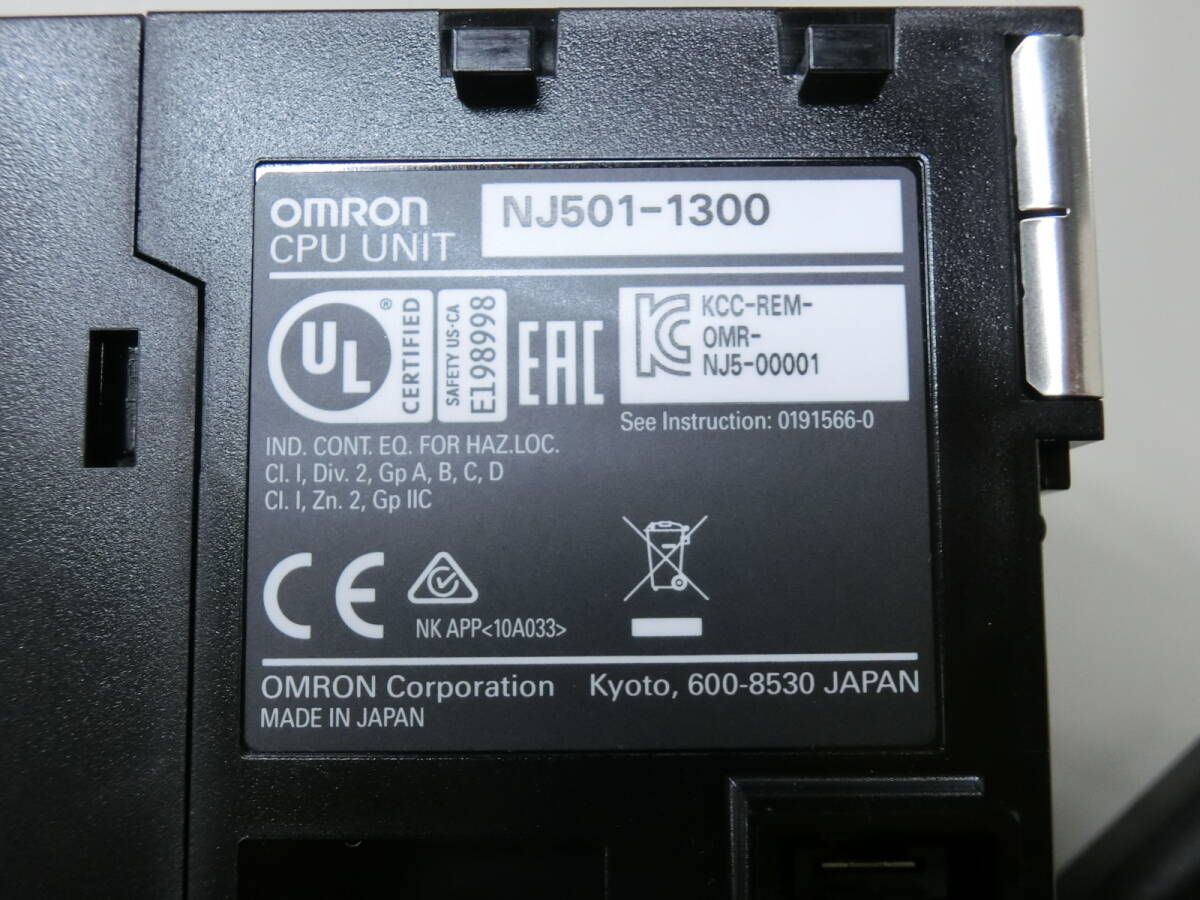OMRON NJ501-1300 CPU Unit PLC [b1181763590]