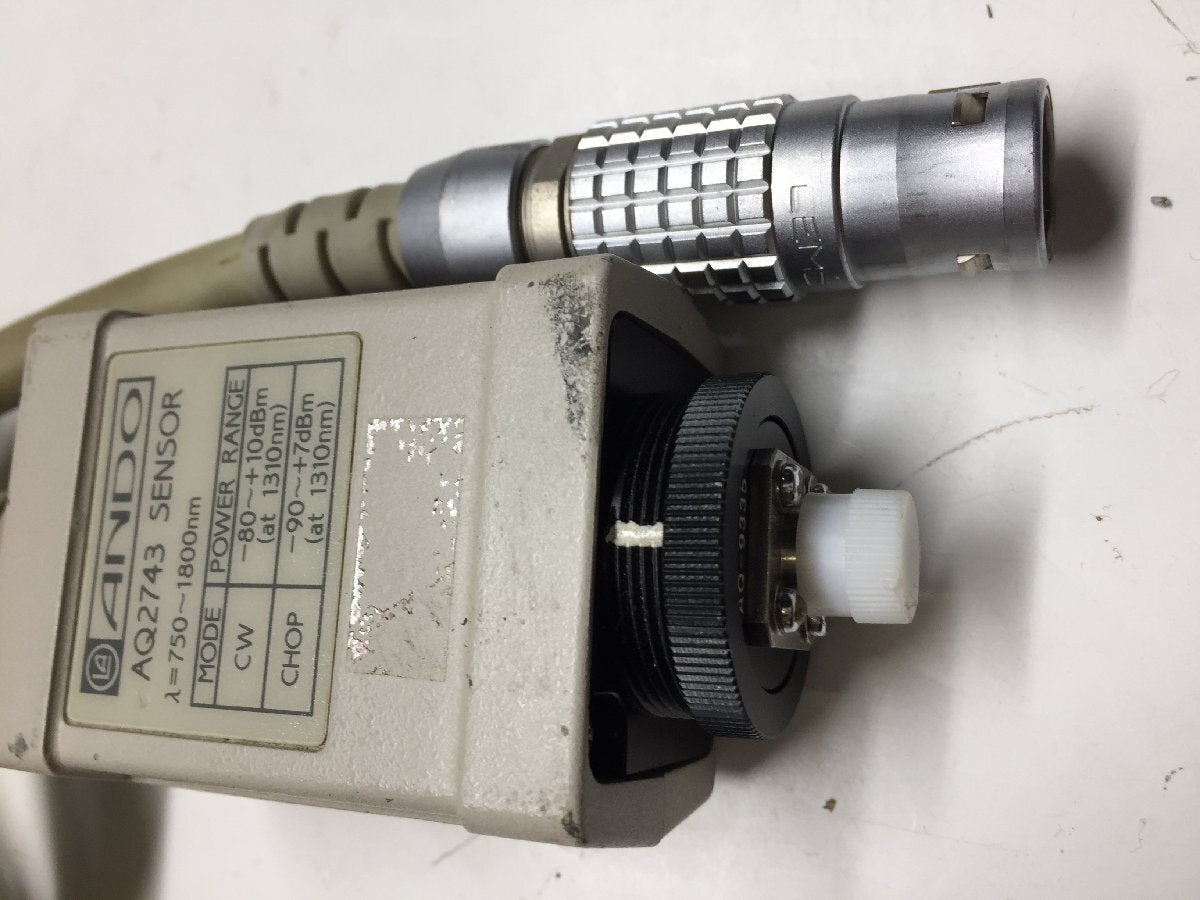 Yokogawa AQ2743+ Optical Sensor with FC Connector Adapter AQ9335C(FC) 750-1800nm -80 to +10dBm [n1181997724]
