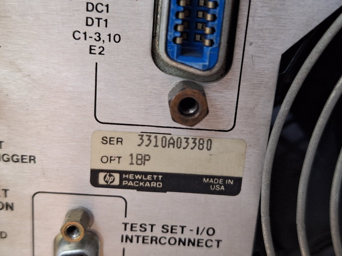 HP 8753C Network Analyzer 3GHz with 85046A S-Parameter Test Set (as-is) [m1182000499]