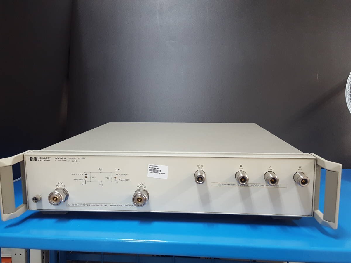 HP 8753C Network Analyzer 3GHz with 85046A S-Parameter Test Set (as-is) [m1182000499]