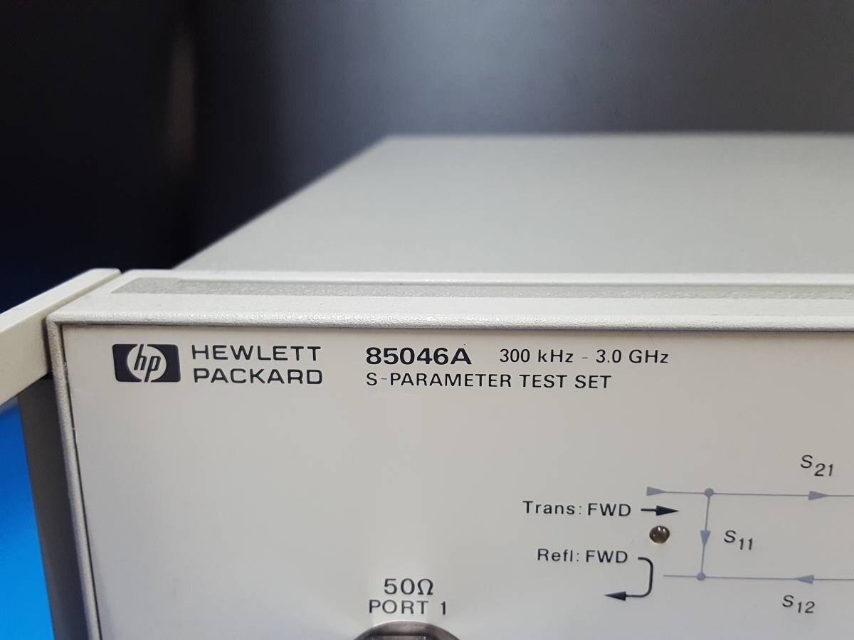 HP 8753C Network Analyzer 3GHz with 85046A S-Parameter Test Set (as-is) [m1182000499]